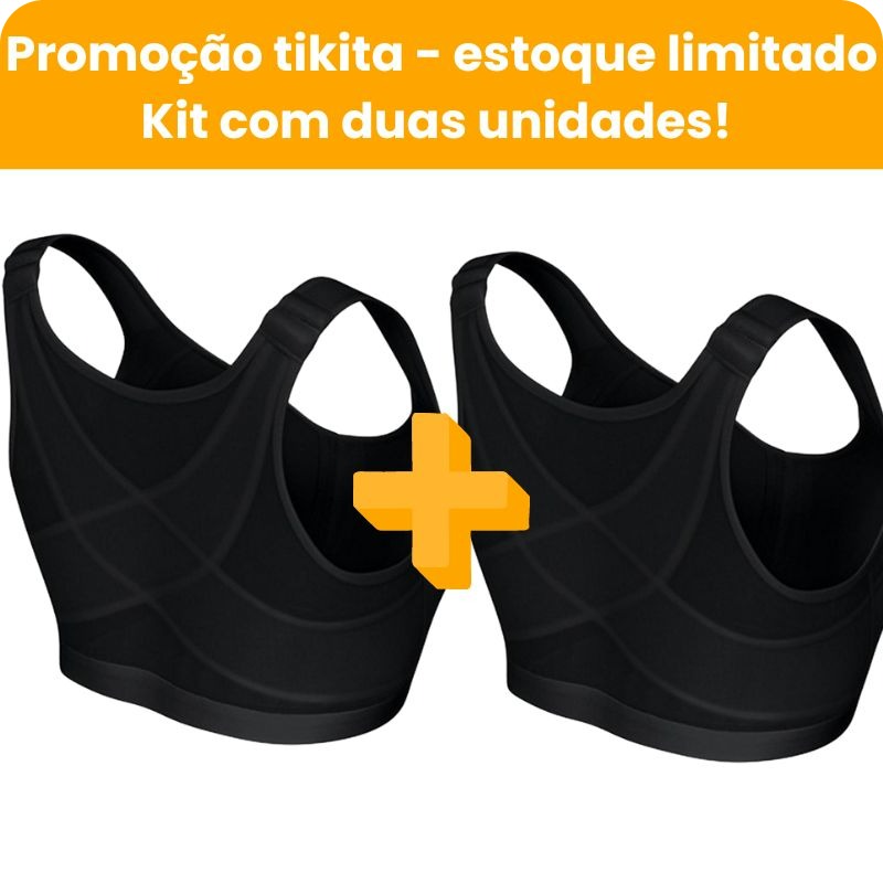 Kit com 2 Sutiãs ConfortLux - Corretor postural e levanta seios (estoque limitado)
